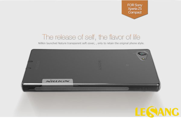 Ốp lưng Sony Z5 Compact Nillkin TPU nhựa dẻo trong suốt 3